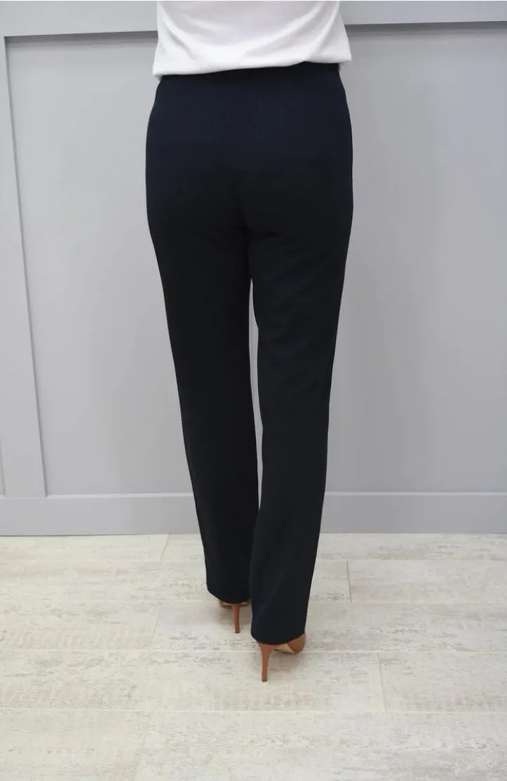 Robell Jacklyn Full Length Classic Trousers Black Or Navy 51408 5869