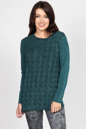 S4794A Cable Sweater Tunic