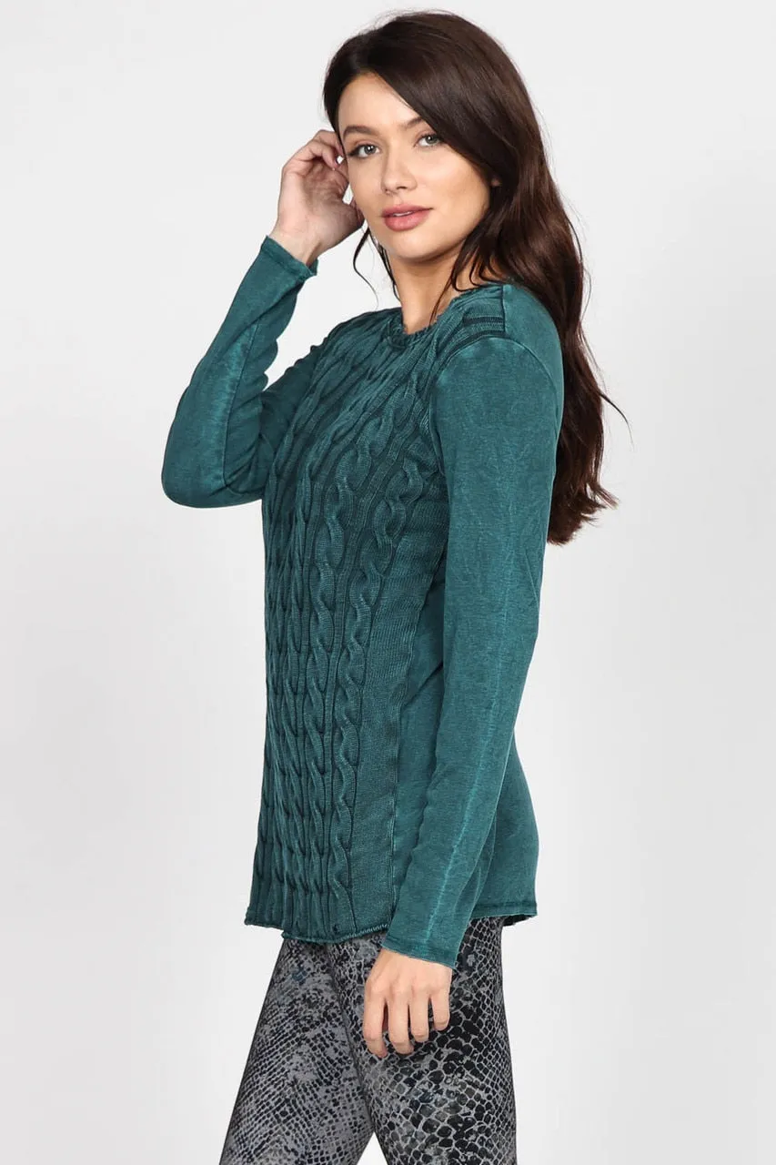 S4794A Cable Sweater Tunic