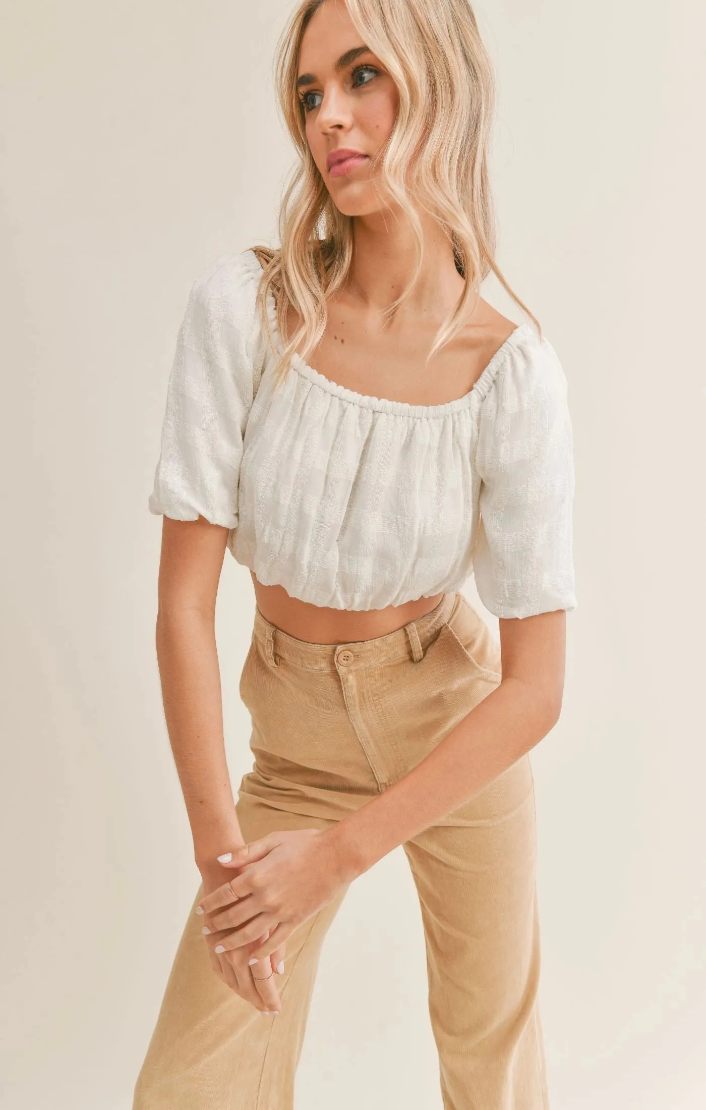 Sadie & Sage Sandy Crop Top