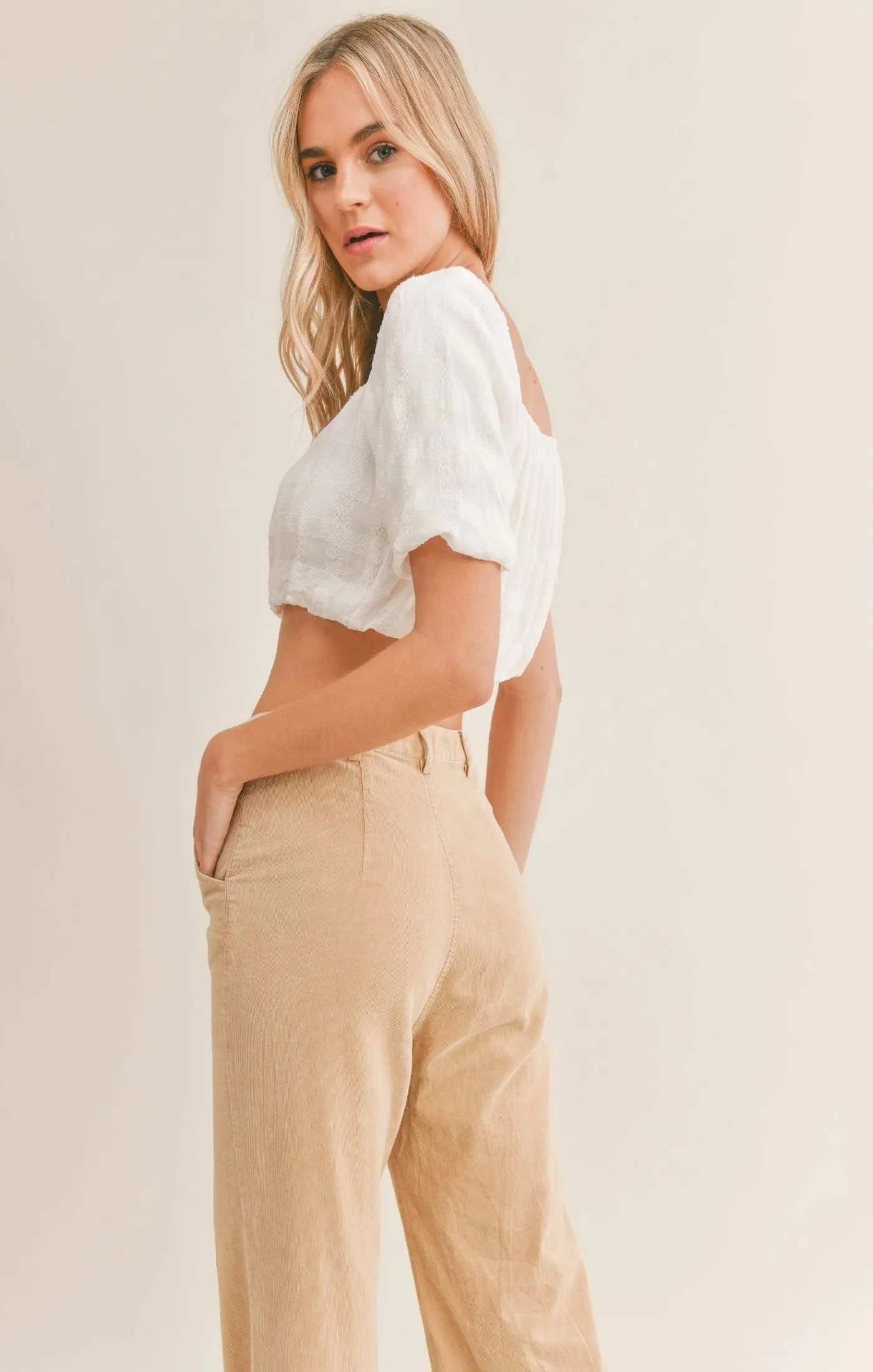 Sadie & Sage Sandy Crop Top