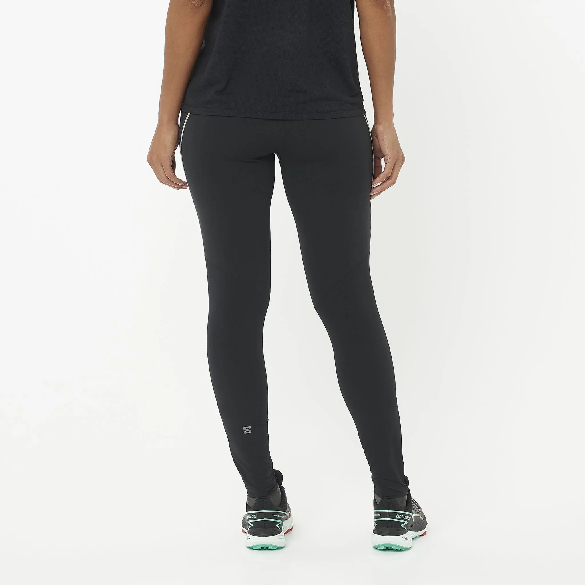 Salomon | Women's Sense Aero Stow Tights - Deep Black