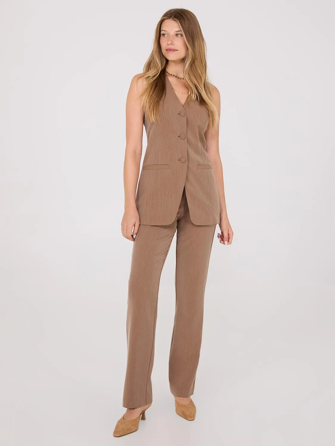 Slant Pocket Long Length Pants