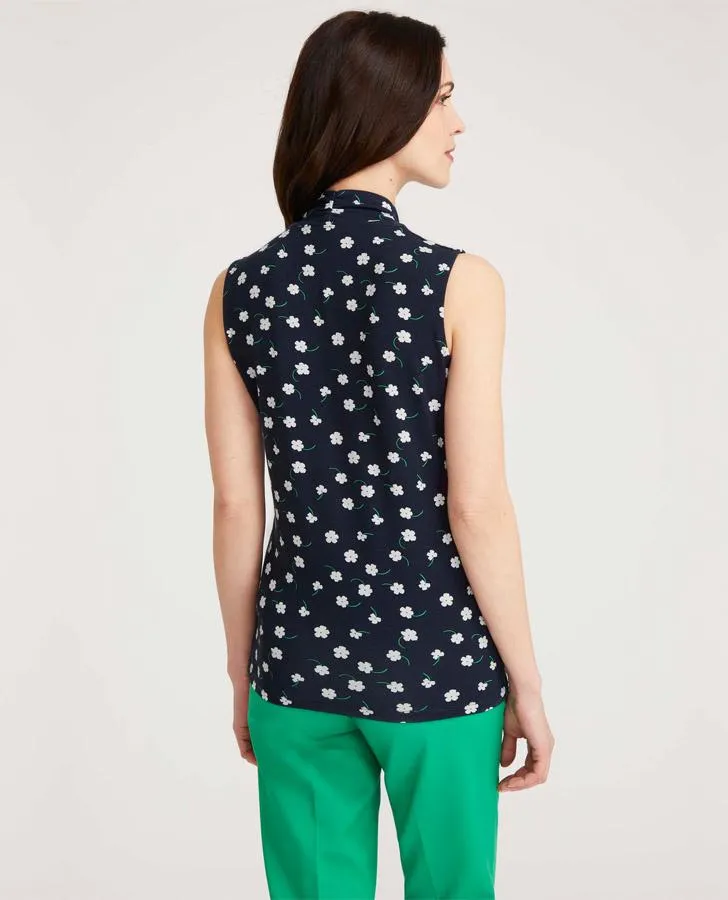 Sleeveless Floral Top