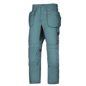 Snickers 6201 AllroundWork, Work Trousers Holster Pockets Petrol