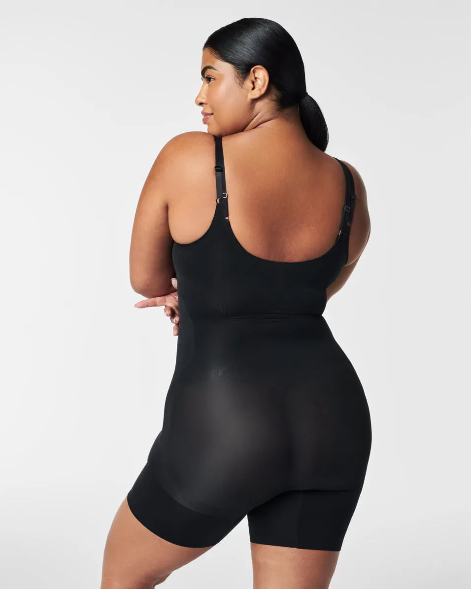 SPANXsculpt™ OnCore Open-Bust Mid-Thigh Bodysuit