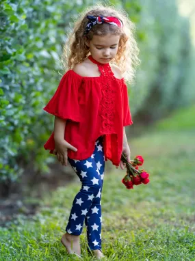 Star Spangled Beauty Tunic And Legging Set