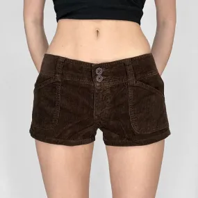 Stori Corduroy Low Waist Shorts