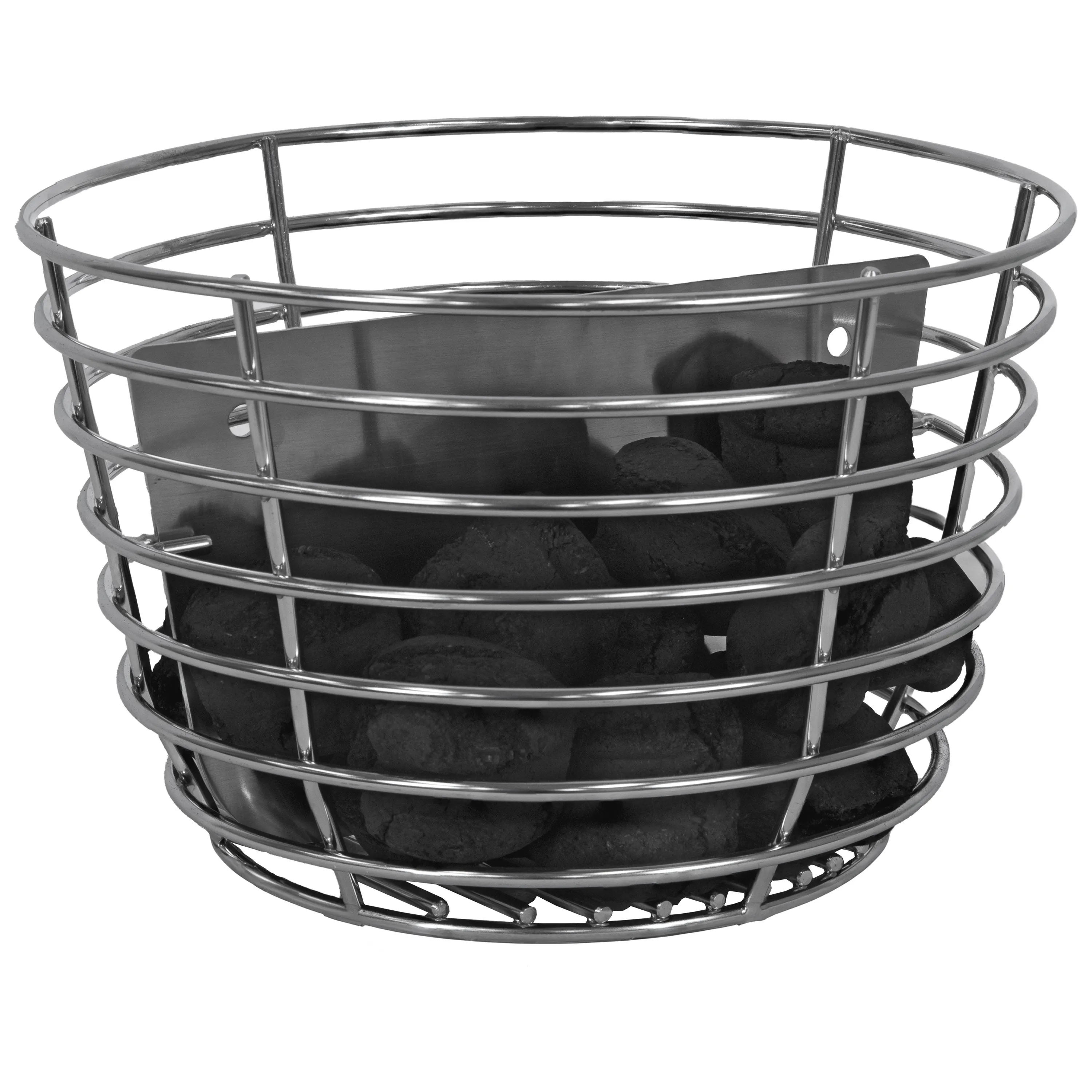 Sunnydaze Kamado Grill Basket with Divider for Kamado Charcoal Grills