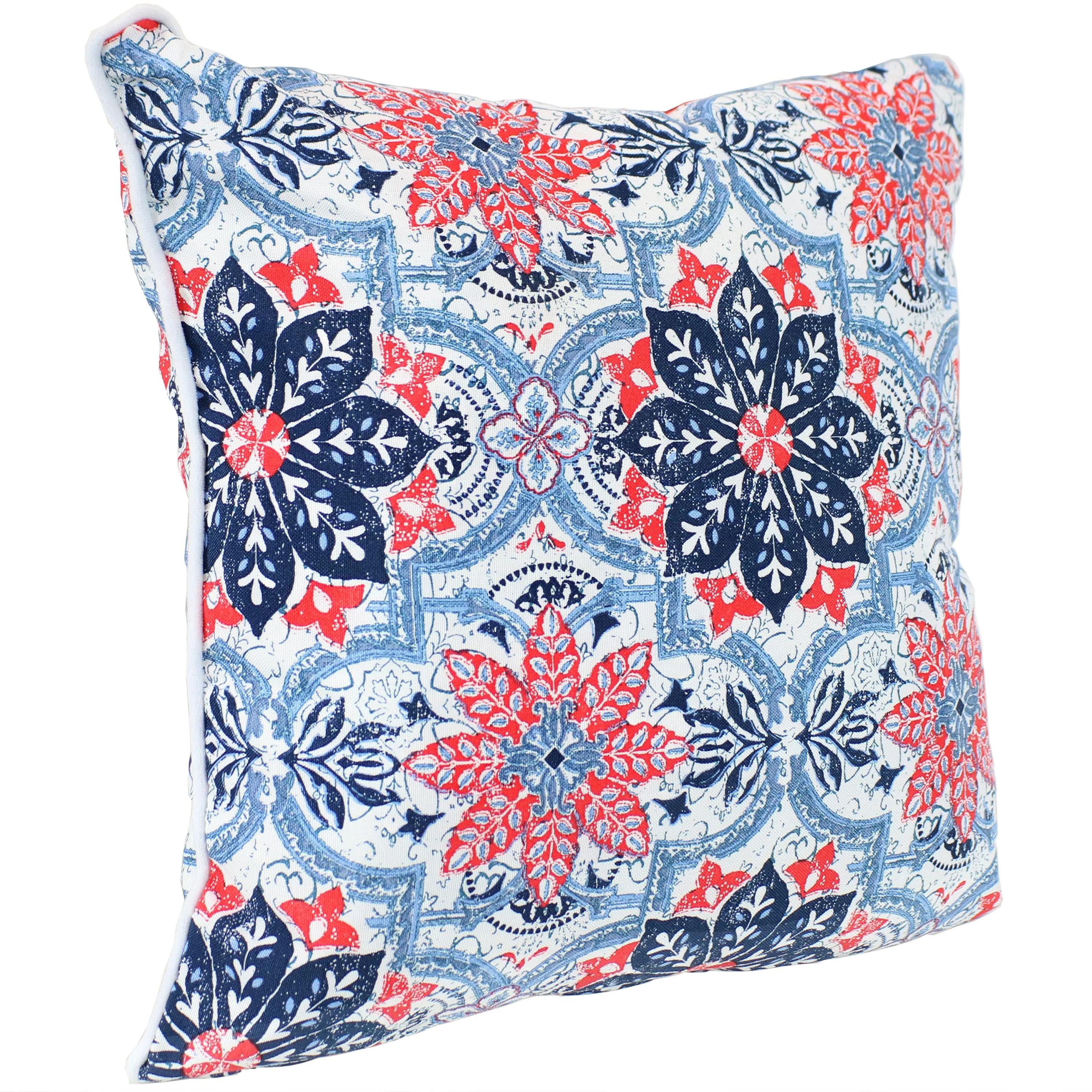 Sunnydaze Polyester Outdoor Decorative Throw Pillow - Set of 2