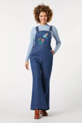 Sweet Nectar Embroidered Overall