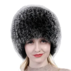 TEEK - Winter Real Fluff Knitted Women Hat