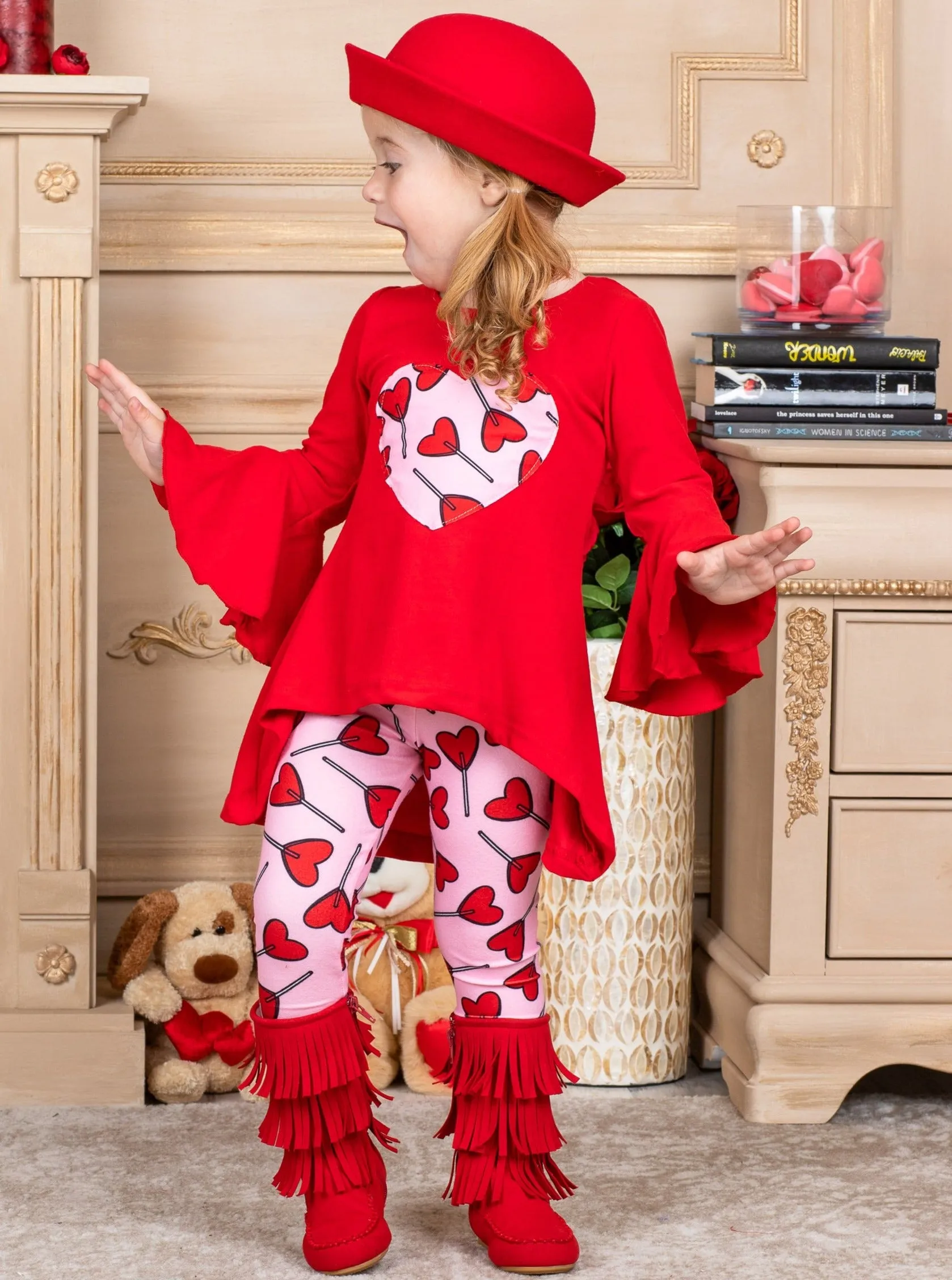 The Sweetest Heart Legging Set