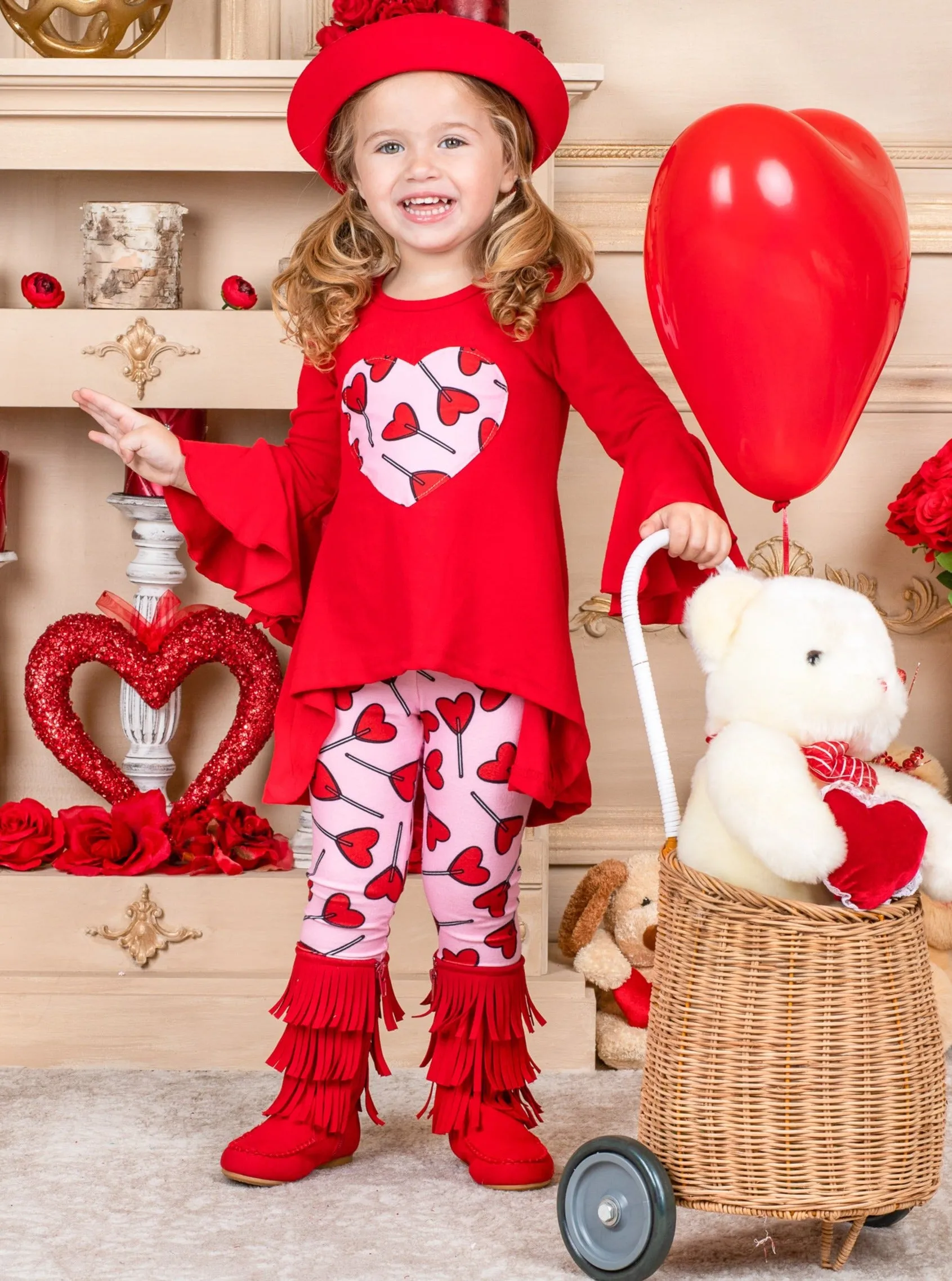 The Sweetest Heart Legging Set