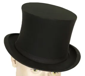 Top Hat Gibus Hat Silk Collapsible Opera Hat Chapeau Claque M 7 1/8