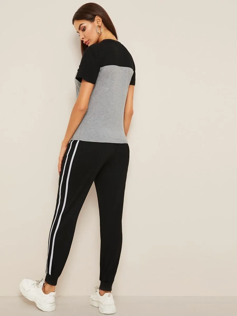 Tuxedo Stripe Side Sweatpants