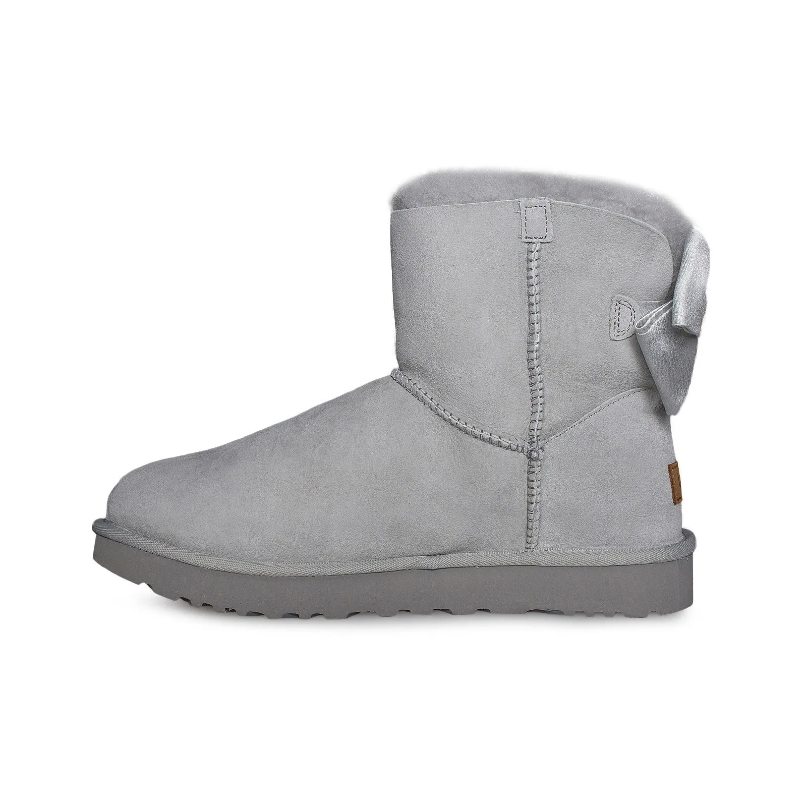 UGG Mini Bailey Bow II Glam Grey Violet Boots - Women's