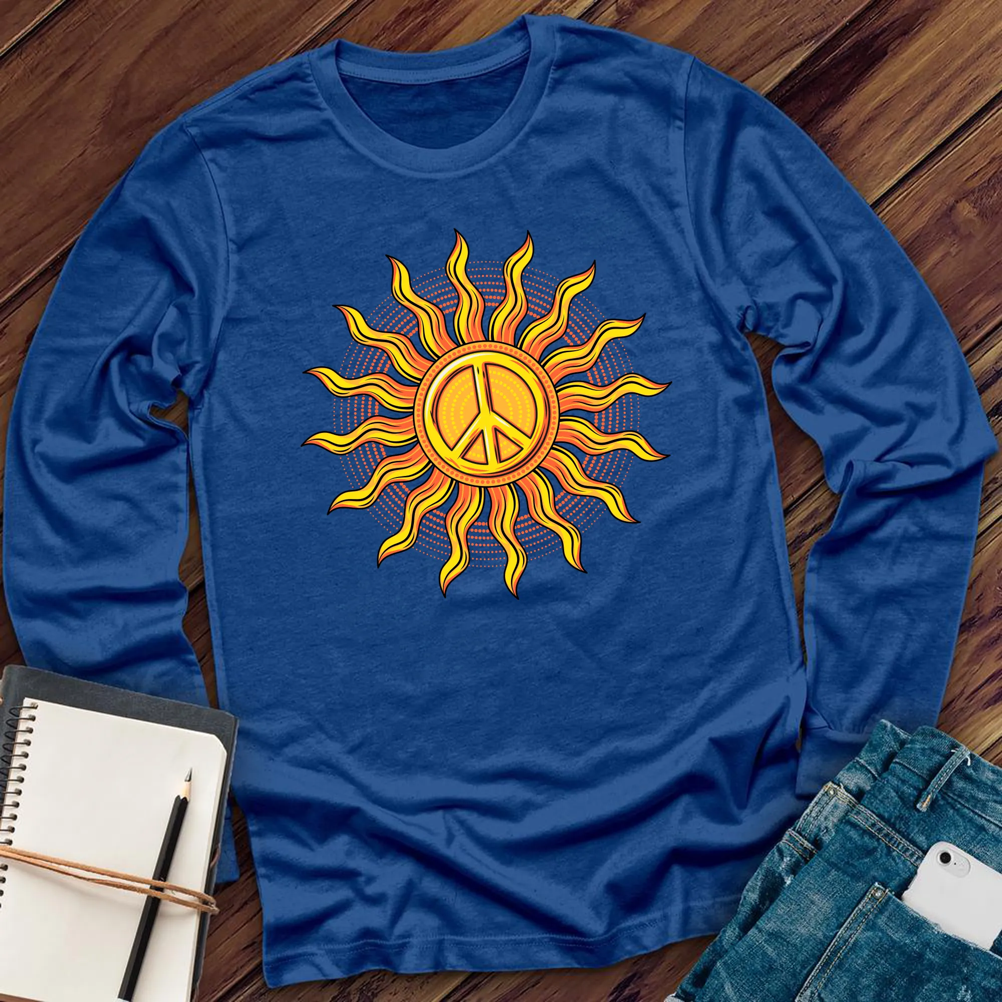 Vibe Peace Sun Long Sleeve