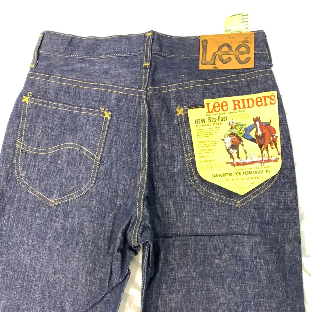 Vintage Lee Riders Raw Denim Jeans - W29