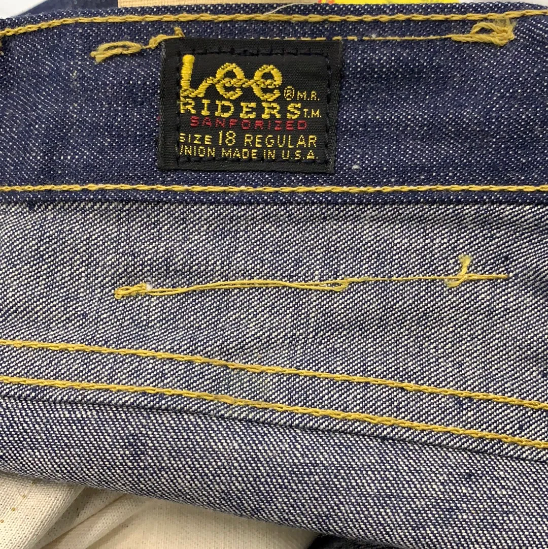 Vintage Lee Riders Raw Denim Jeans - W29