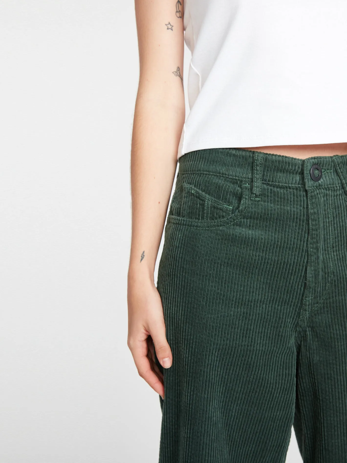 Weellow Corduroy Pants - Dark Pine