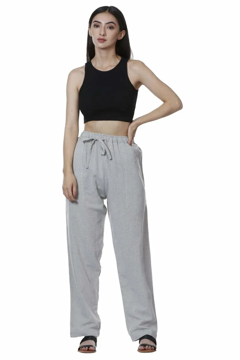 Women's Lounge Pant | Melange Grey | Fits Waist Size 28" to 36"