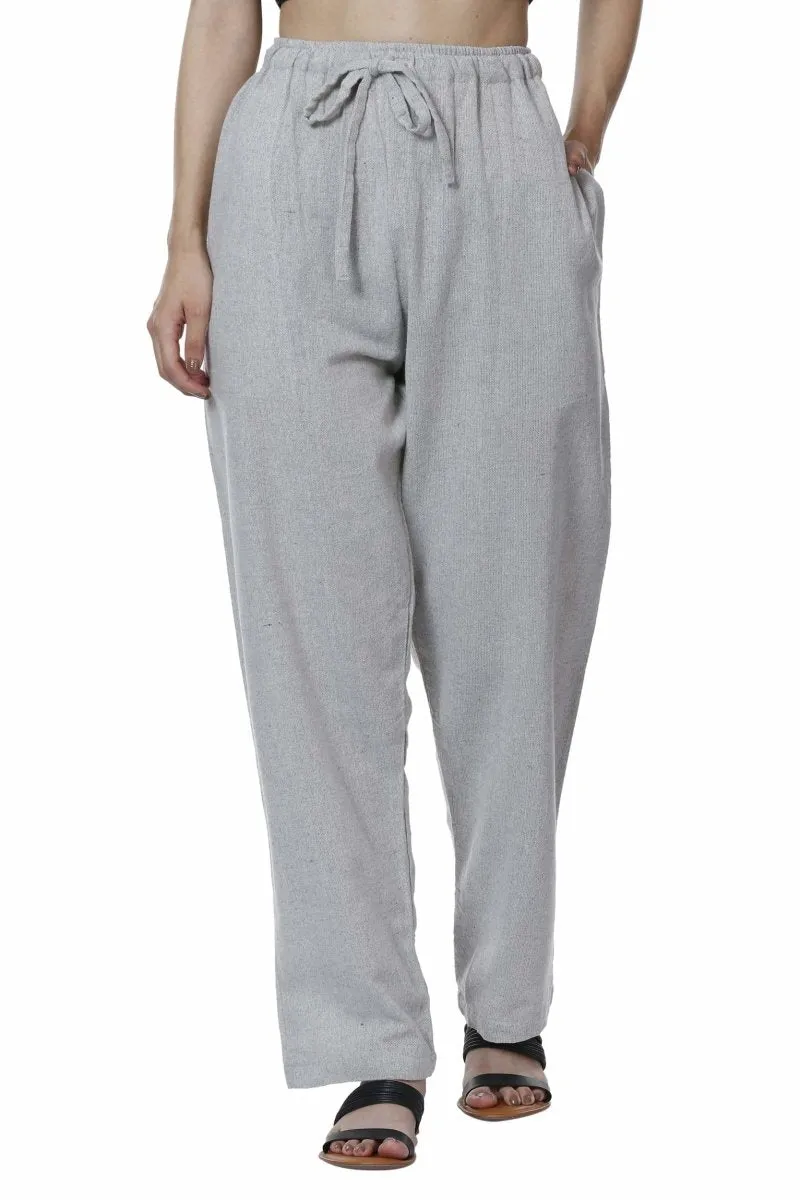 Women's Lounge Pant | Melange Grey | Fits Waist Size 28" to 36"