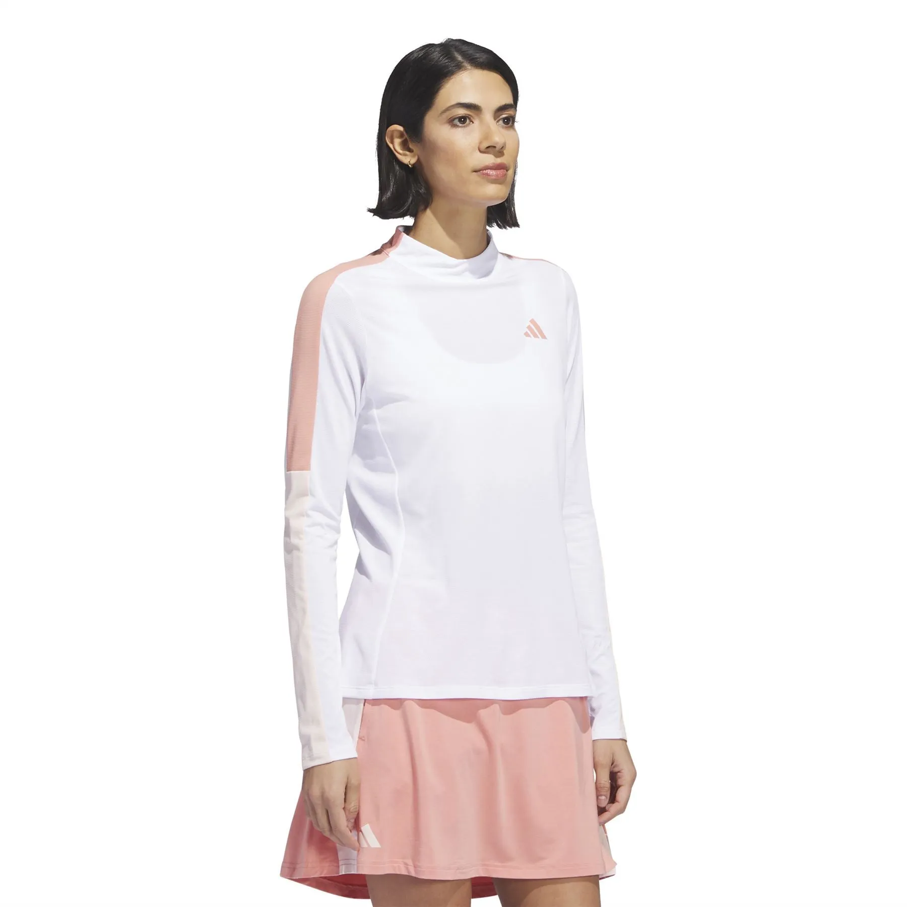 Womens Mock Tee White - AW23