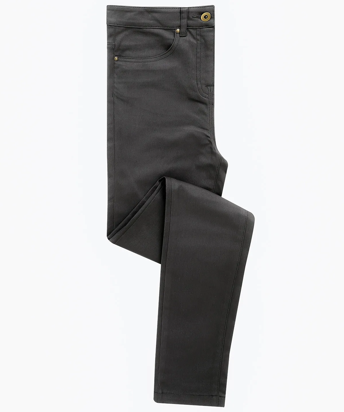 Womens performance chino jeans | Charcoal