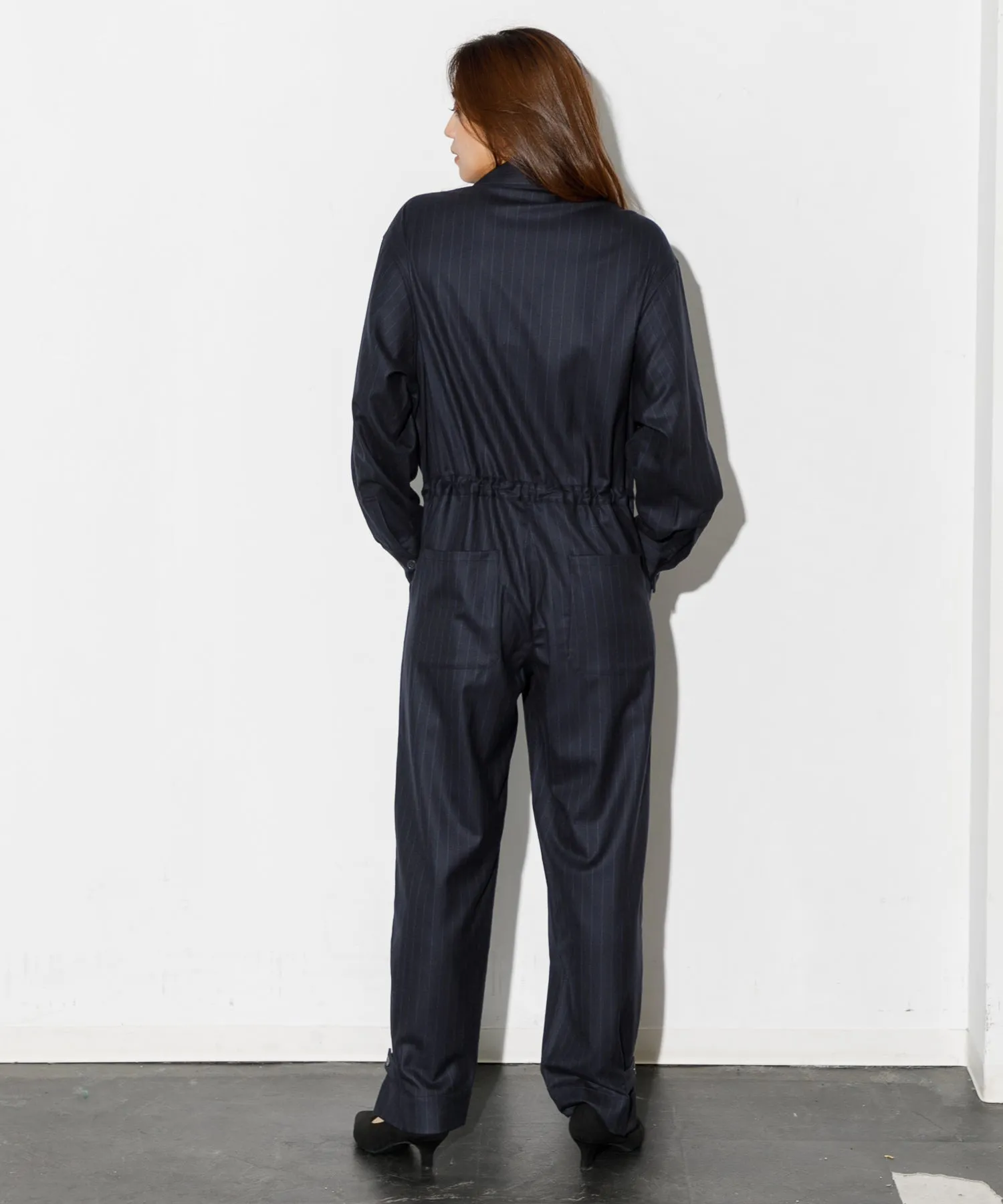 【WOMEN】THE FLATS JUMPSUITS ネイビー