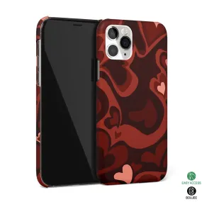 Y2K Red Meltdown Hearts Phone Cover | Matte Case